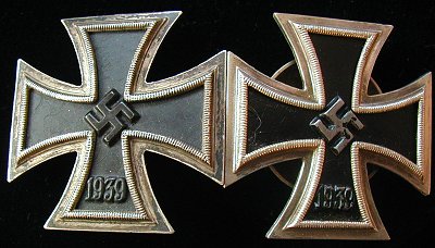 WWII Germany German dish type Screw back for Iron Cross 1st Class medal